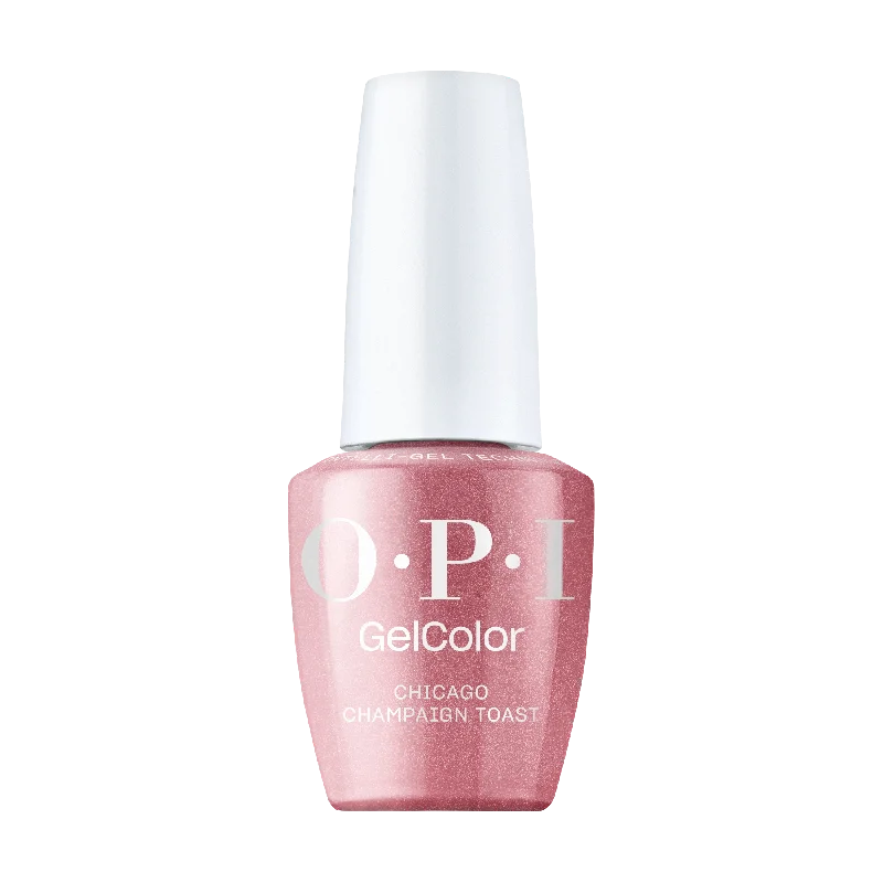 nail polish hard ice-OPI Gel Color GCT S63 Chicago Champaign Toast