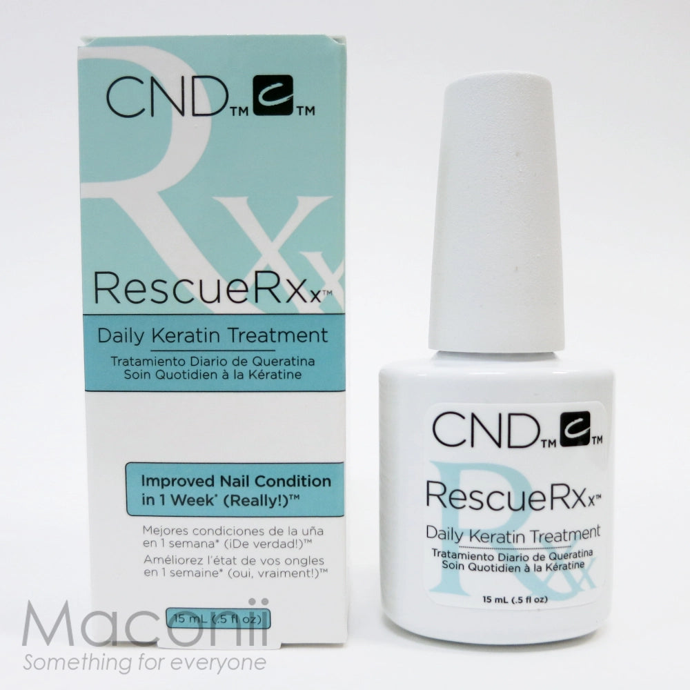 nail repair with dinner devotees-CND RESCUE RXX DAILY KERATIN TREATMENT