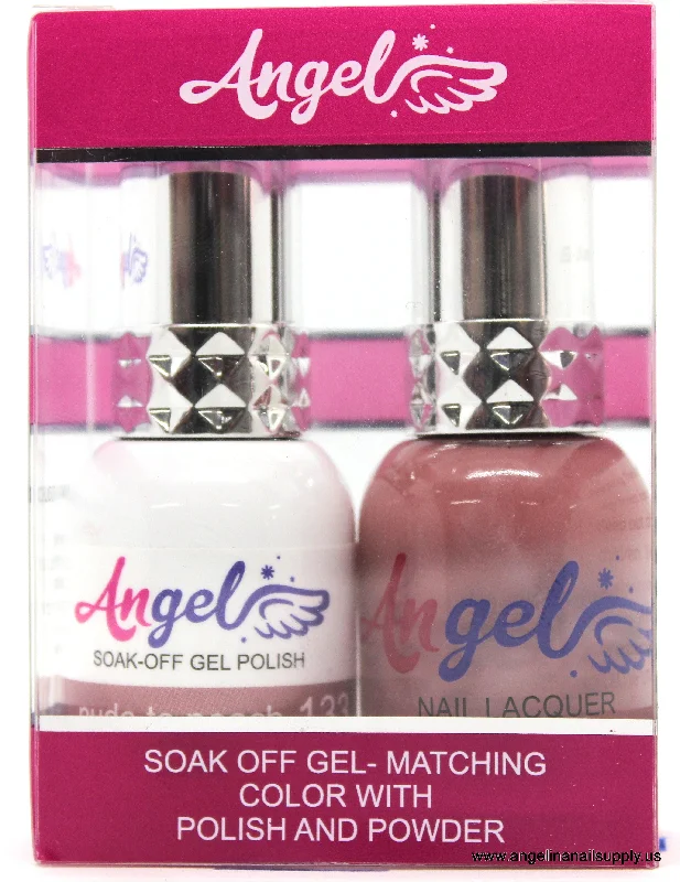 nail polish calm pool-Angel Gel Duo G133 NUDE TO PEACH