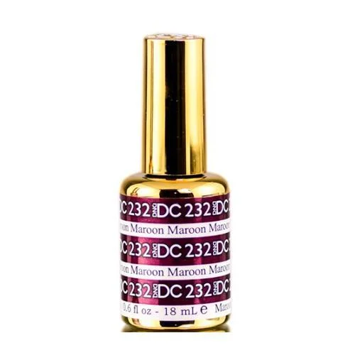 nail polish white foam-DC Mermaid 232 Maroon