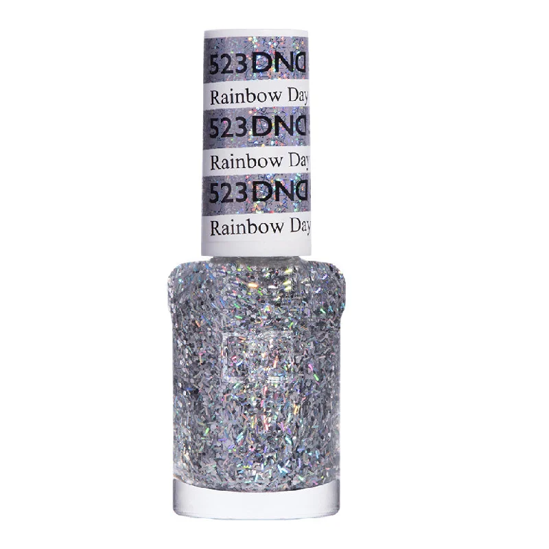 nail polish split log-DND Nail Lacquer - 523 Rainbow Day