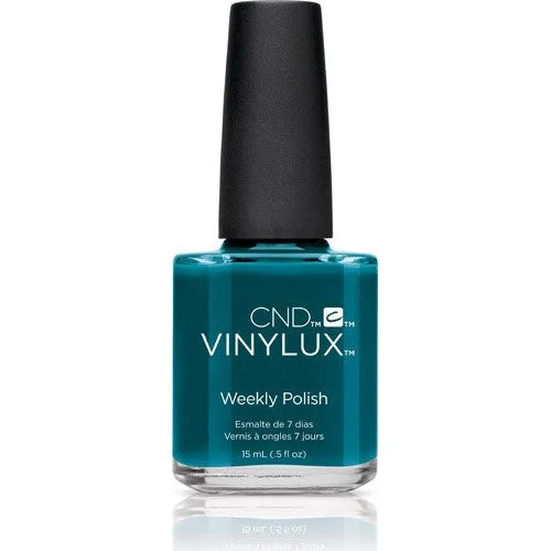 nail polish heavy downpour-CND Vinylux 247 SPLASH OF TEAL