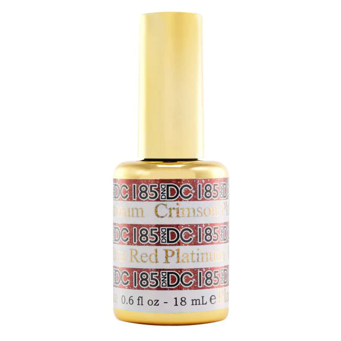 nail repair with ginger extract-DND DC - Platinum Collection - 185 - Crimson Platinum