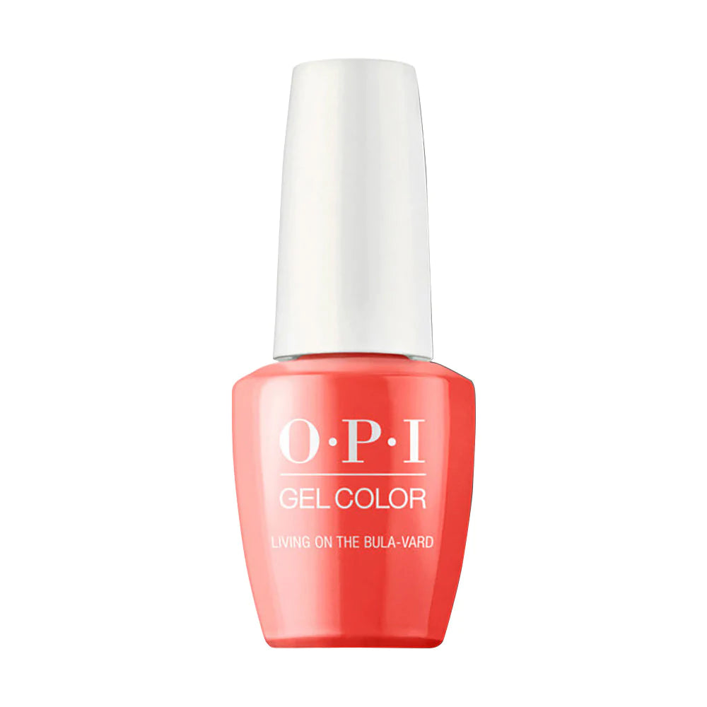 nail polish tiled shingle-OPI Gel Polish - Living On The Bula-vard! F81