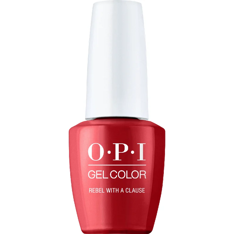 nail polish dry leaf-OPI Gel Color HP Q05 REBEL WITH A CLAUSE