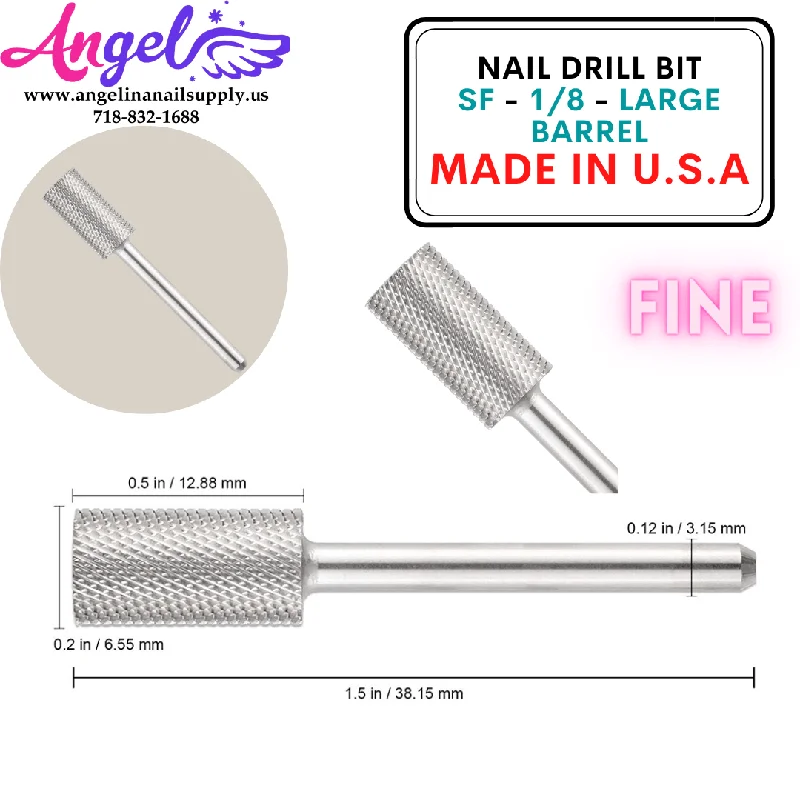 nail polish deep night-Nail Drill Bit - SF - 1/8 - Large Barrel