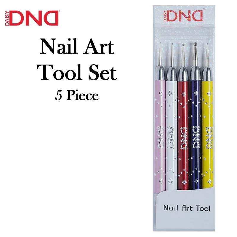 DND Brush, Nail Art Tool Set, 5 Pieces