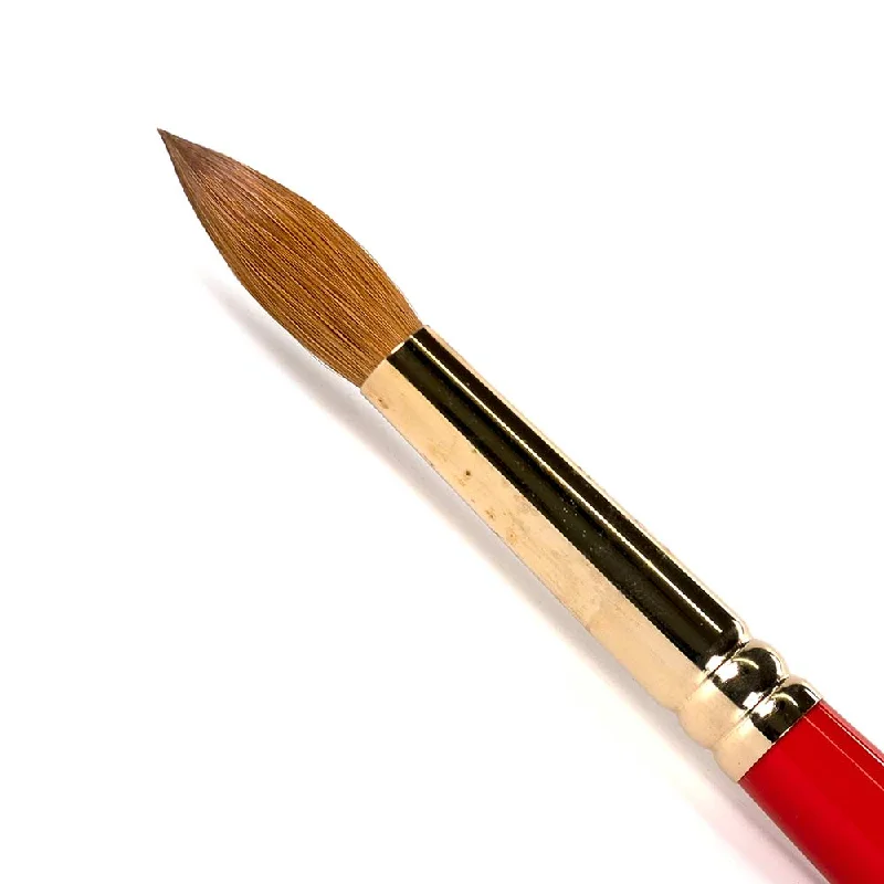 SUPER CHERI - Kolinsky Acrylic Brush #18 (Red)