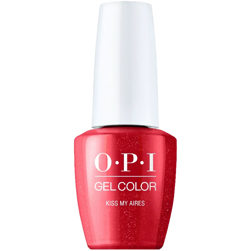 nail polish light drizzle-OPI Gel Color GC H025 KISS MY ARIES ♈