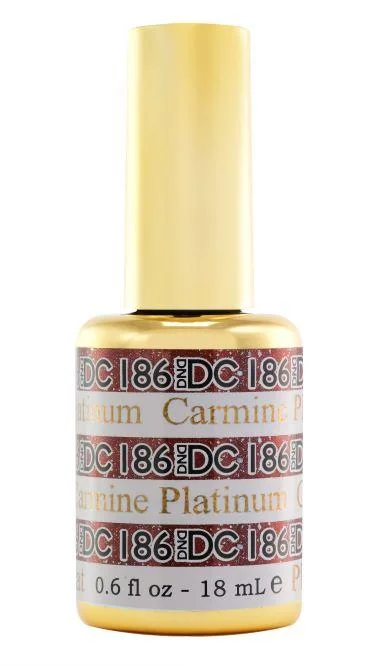 nail polish hard brush-DC Platinum 186 CARMINE