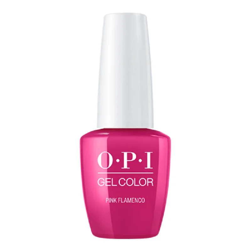 nail polish long shadow-OPI Gel Polish - Pink Flamenco E44