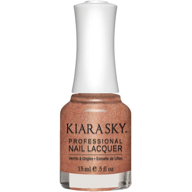 nail polish long trough-Kiara Sky Nail lacquer - Copper Out 0.5 oz - #N470