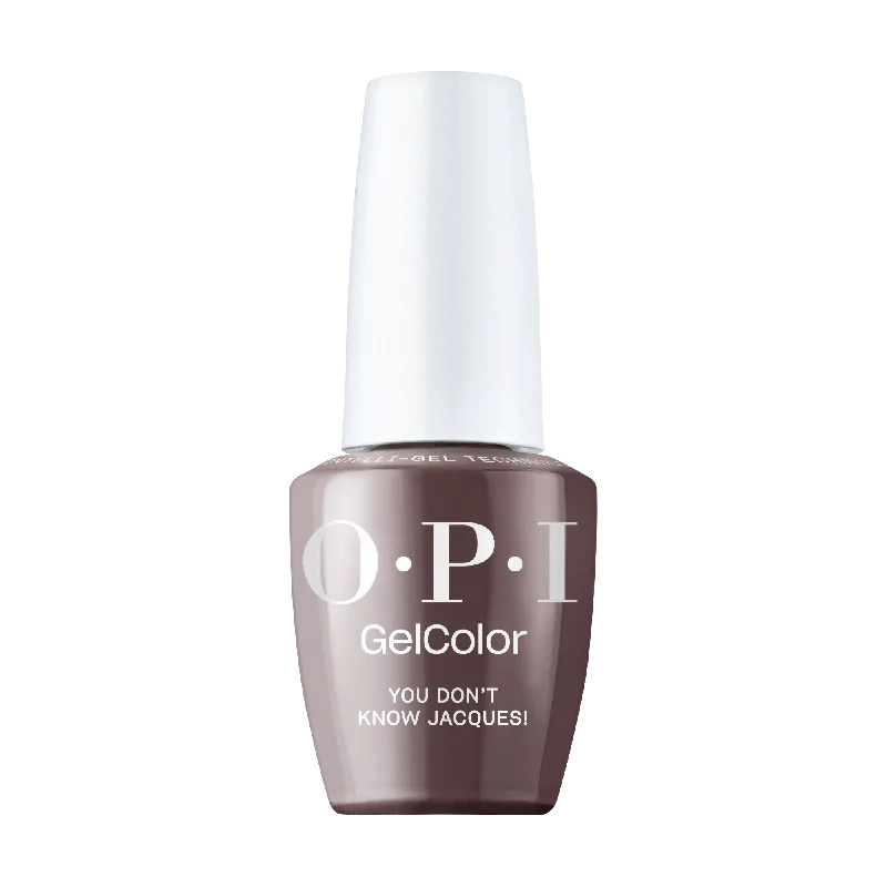 nail polish cool cistern-OPI Gel Color GCT F15 You Don't Know Jacques!