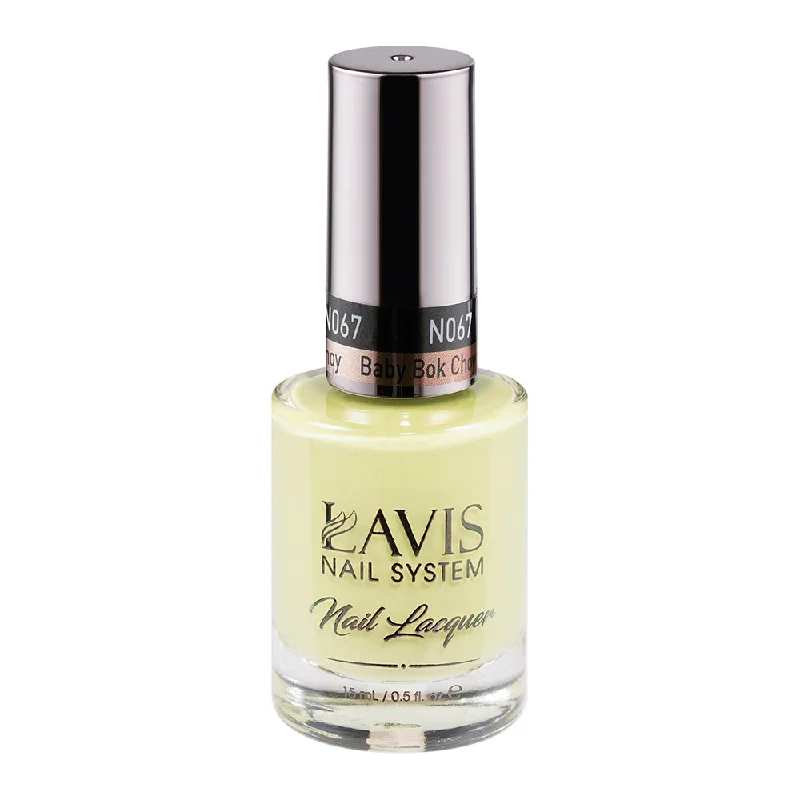 nail polish white canvas-LAVIS Nail Lacquer - 067 Baby Bok Choy