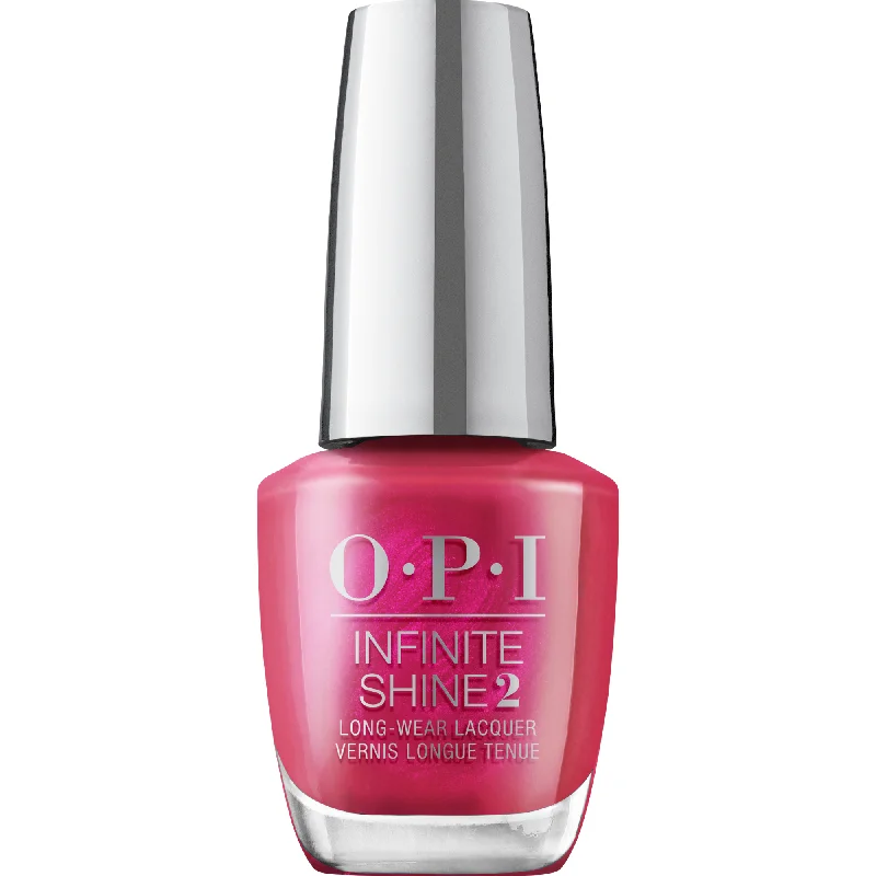 nail polish old shed-OPI Infinite Shine ISL Q10 BLAME THE MISTLETOE