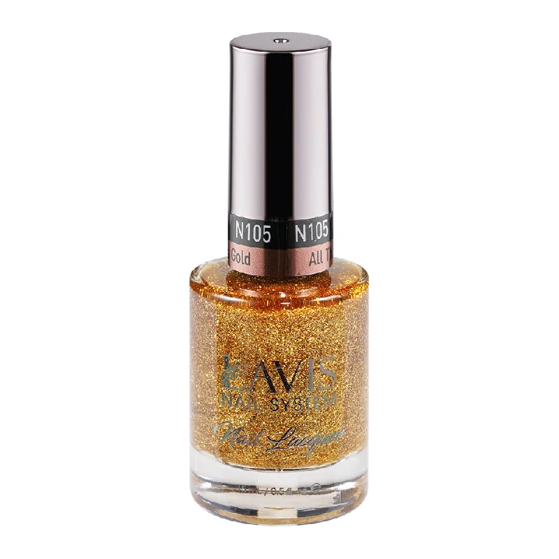 nail polish flash lightning-LAVIS Nail Lacquer - 105 All That Is Gold