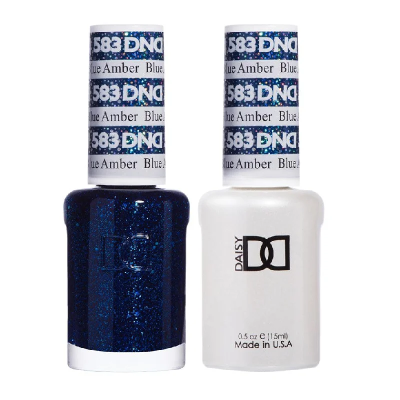 nail polish full toolbox-Dnd Gel 583 Blue Amber