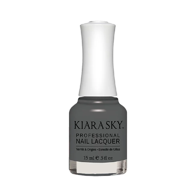 nail polish fine screen-Kiara Sky Nail Lacquer - 471 Smokey Smog