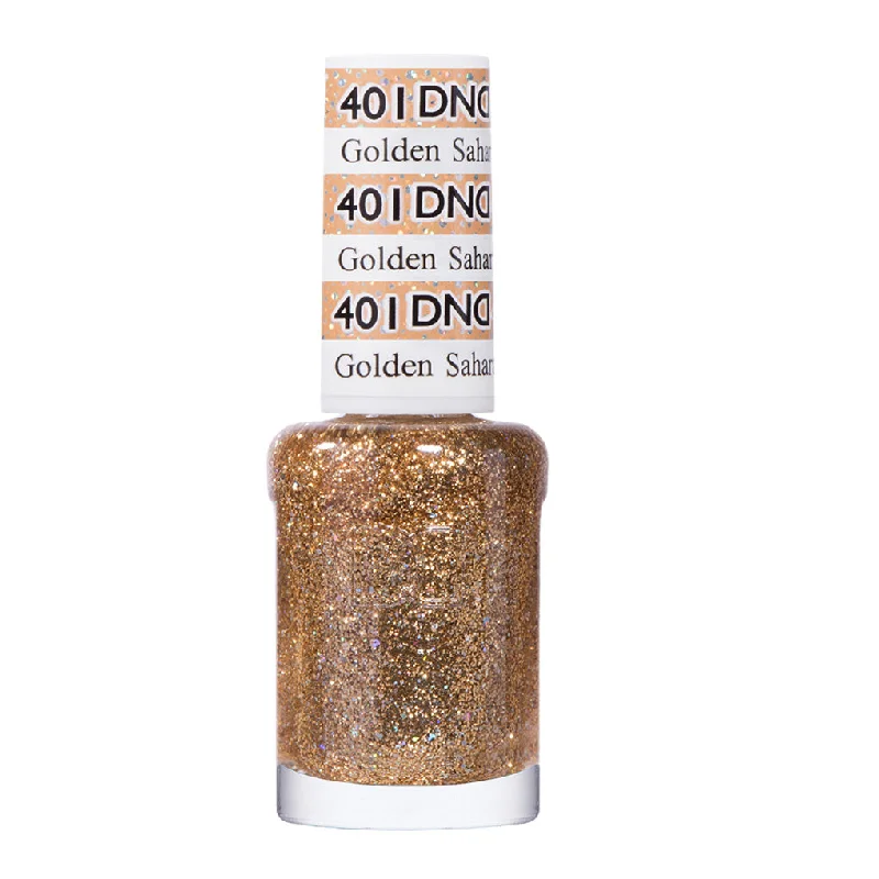 nail polish soft cloth-DND Nail Lacquer - 401 Gold, Golden Sahara Star