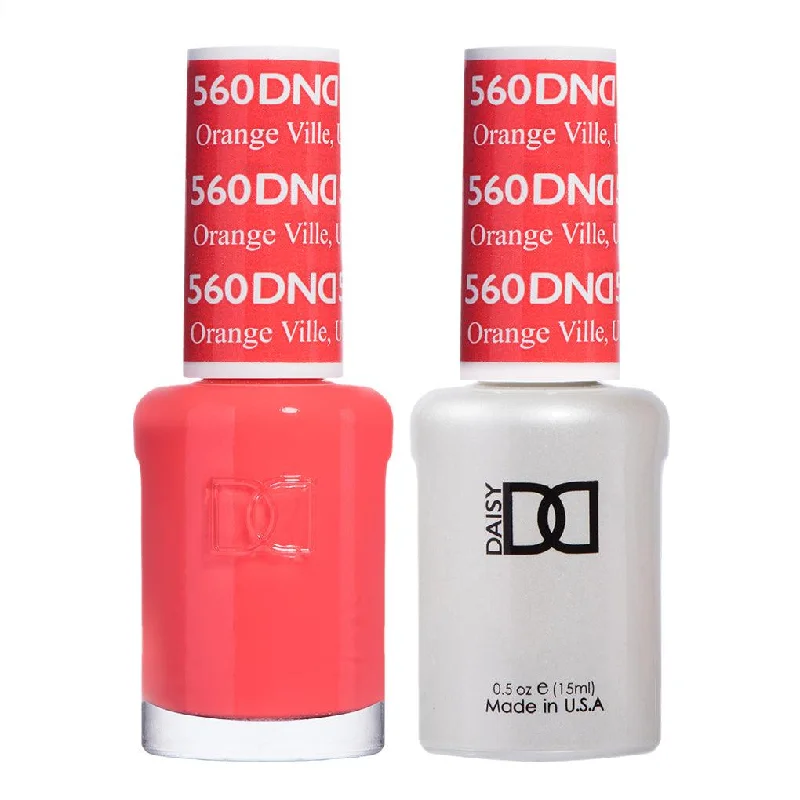 nail polish thick bush-Dnd Gel 560 Orange Ville, Ut