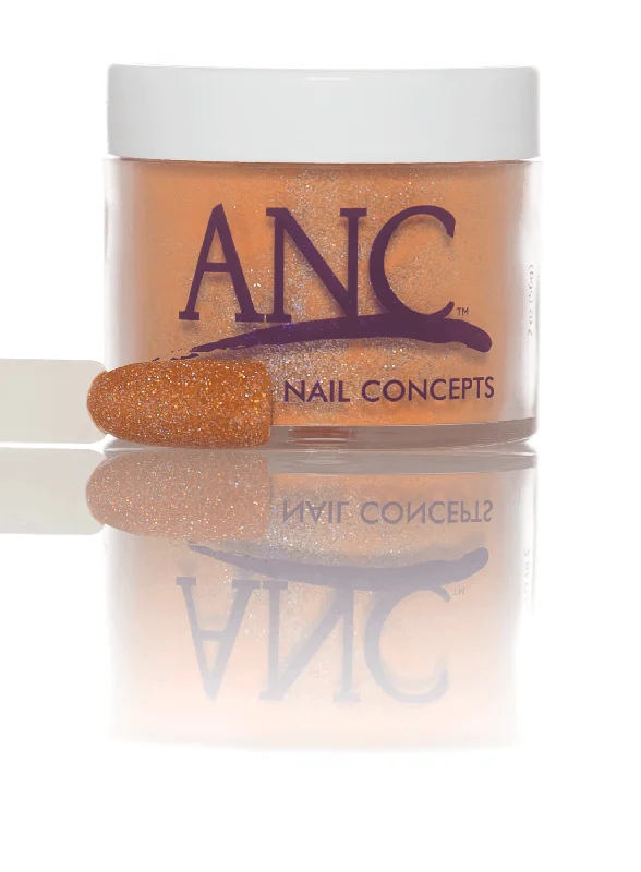 nail polish snug cabin-ANC Dip Powder 071 PURE ORANGE GLITTER