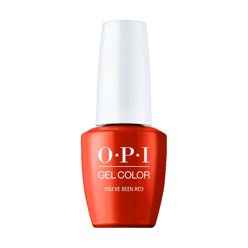 nail polish slanting ray-OPI Gel Color GC S025 You’ve Been RED