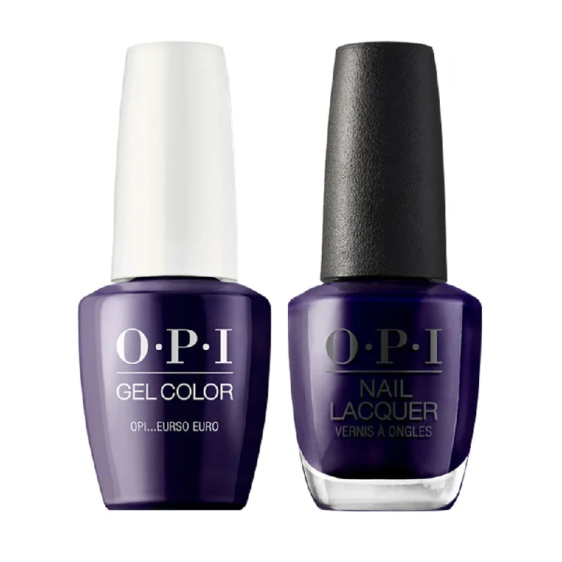 nail polish shiny polish-OPI Gel Nail Polish Duo - E72 OPI….Eurso Euro