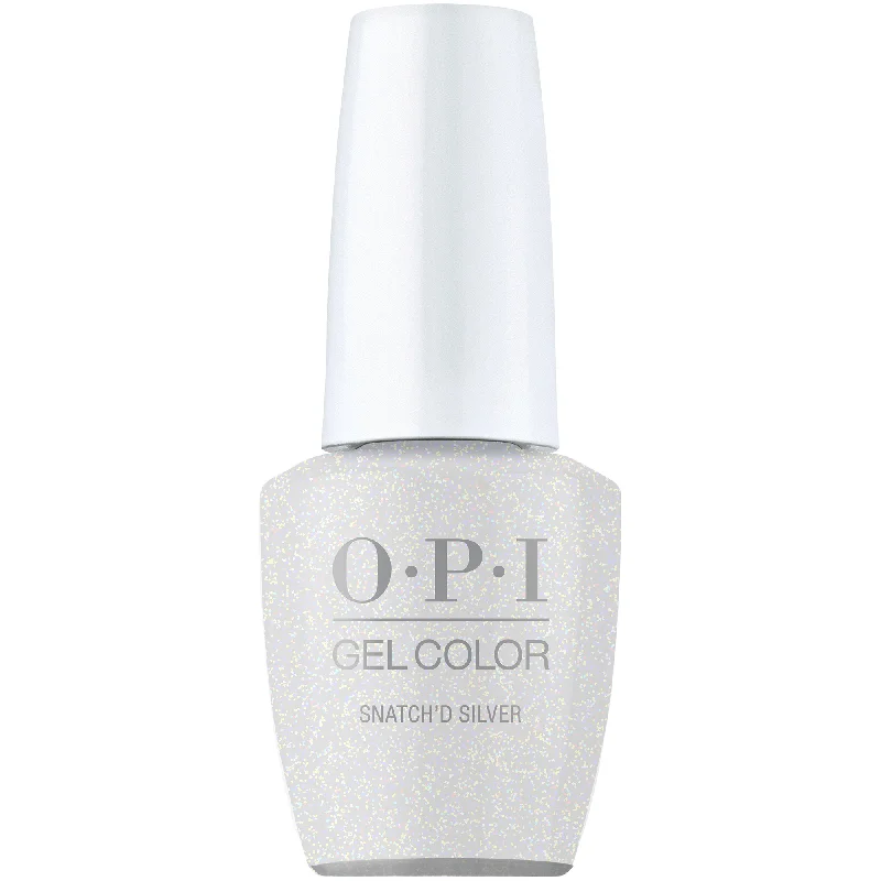 nail polish hot sun-OPI Gel Color GC S017 SNATCH'D SILVER