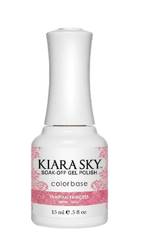 nail polish faint draft-Kiara Sky Gel Color 476 Tahitian Princess