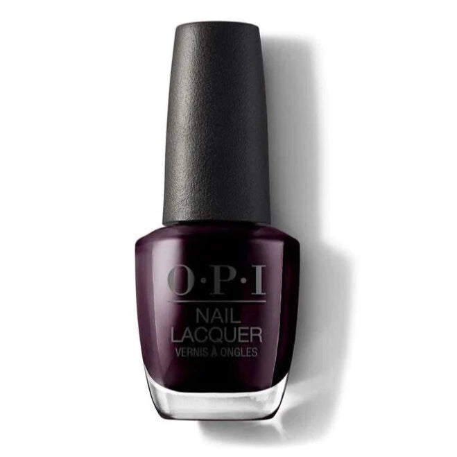 nail polish quick shower-OPI Lacquer - Black Cherry Chutney I43