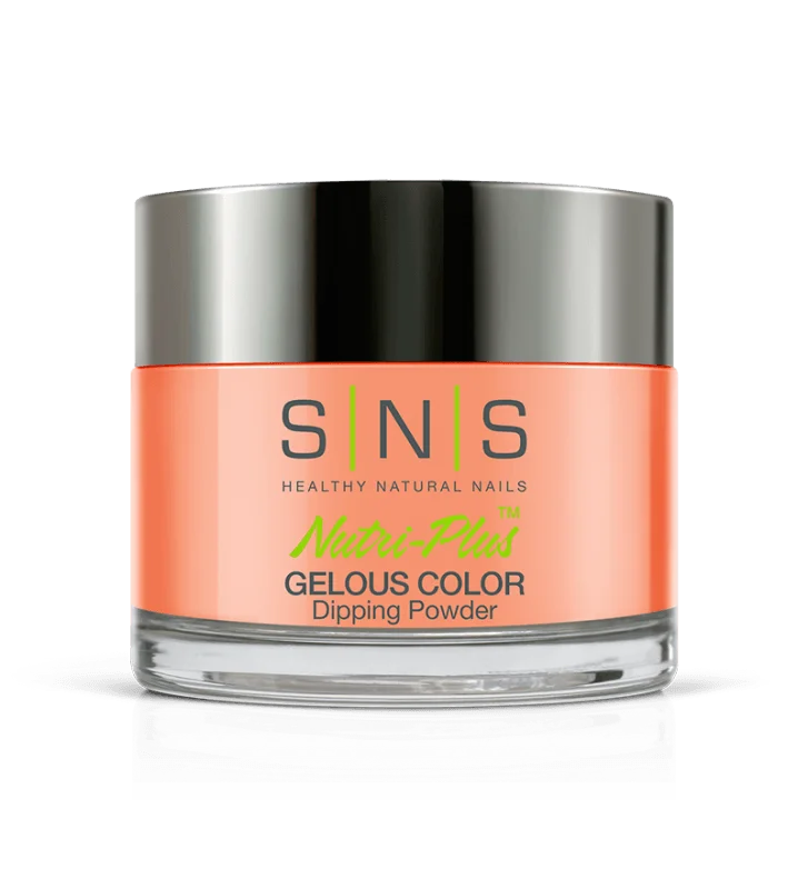 nail polish golden sunset-SNS Dip Powder 144 Innocent Coral