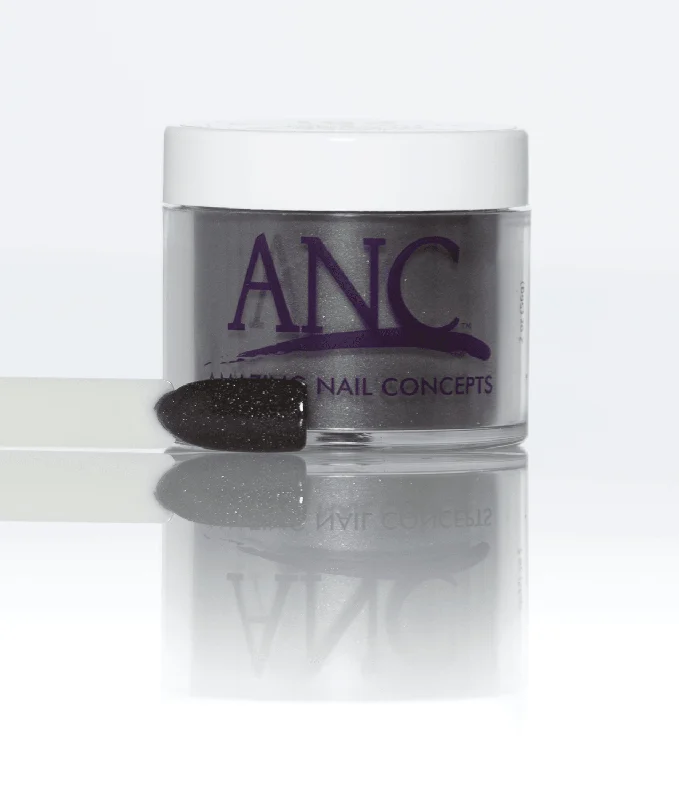 nail polish mailed postcard-ANC Dip Powder 193 BLACK SPARKLE