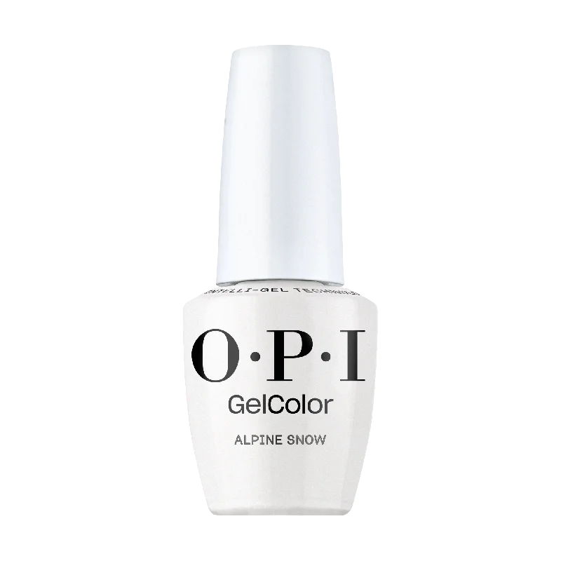 nail polish clear spring-OPI Gel Color GCT L00 Alpine Snow