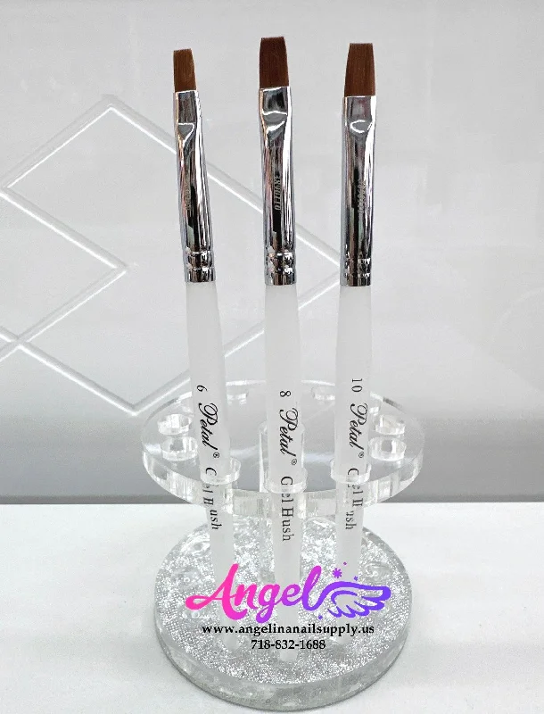 nail polish tall broom-Petal Gel Brush (brown hair) | Gel Brush