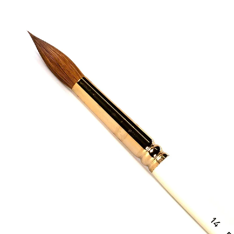 RAVIE GRAND - Kolinsky Acrylic Brush #14 (White)