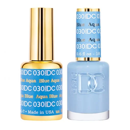 nail repair with vitamin K cream-DND - DC Duo - 030 - Aqua Blue