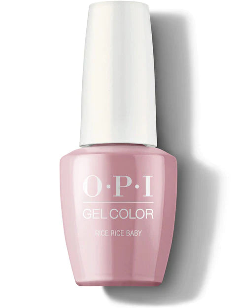 nail polish wide tub-OPI Gel Polish - Rice Rice Baby T80