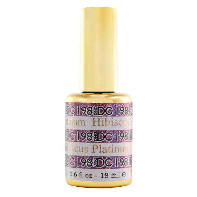 nail repair for chefs-DND DC - Platinum Collection - 198 - Hibiscus Platinum