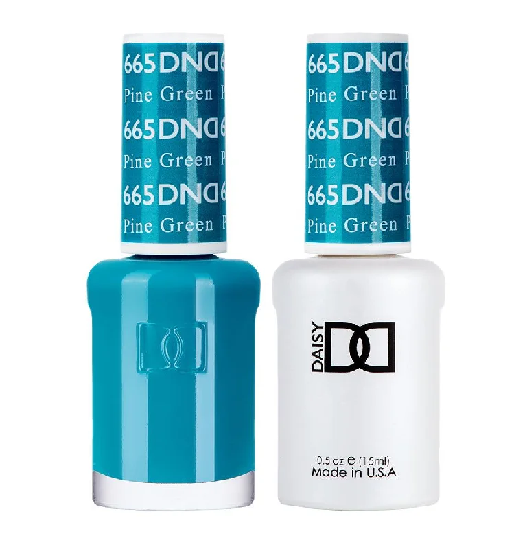 nail polish quick rinse-Dnd Gel 665 Pine Green