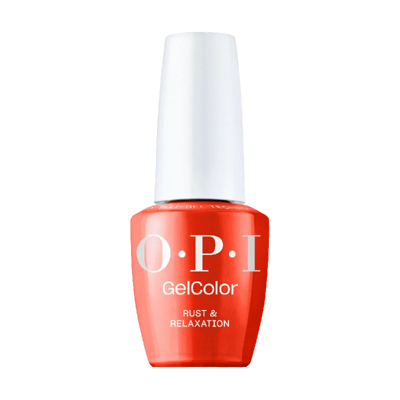 nail polish small spout-OPI Gel Color GCT F006 Rust & Relaxation