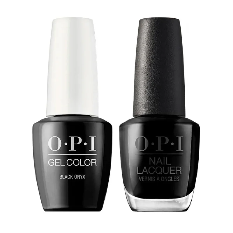 nail polish sharp file-OPI Gel Nail Polish Duo - T02 Black Onyx