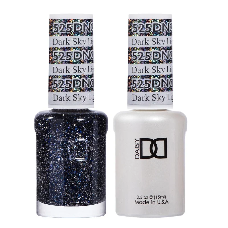 nail polish thin flue-Dnd Gel 525 Dark Sky Light