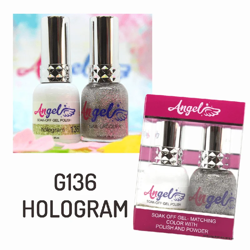 nail polish rough rapids-Angel Gel Duo G136 HOLOGRAM