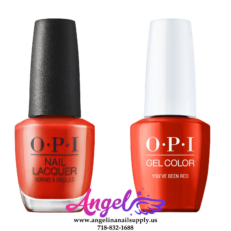 nail polish glowing lantern-OPI Duo GC-NL S025 You’ve Been RED