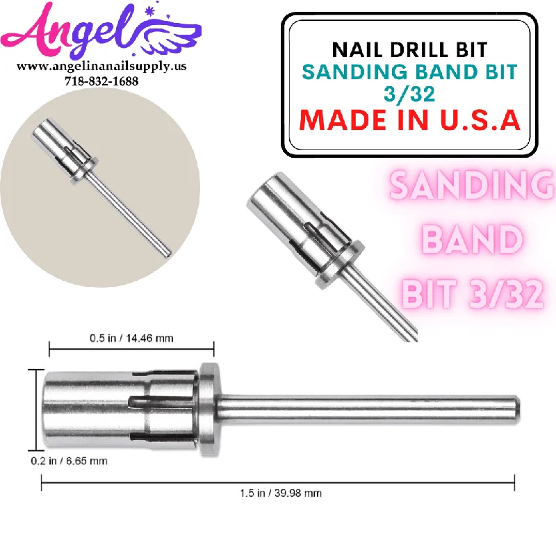 nail polish grand waterfall-Nail Drill Bit - Sanding Band Bit 3/32