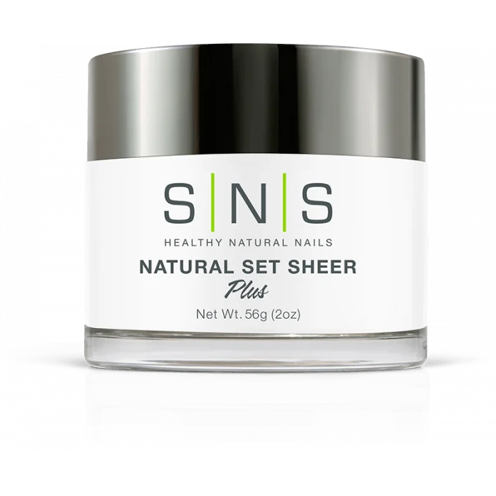 nail polish curved flask-SNS Dip Powder Natural Set Sheer