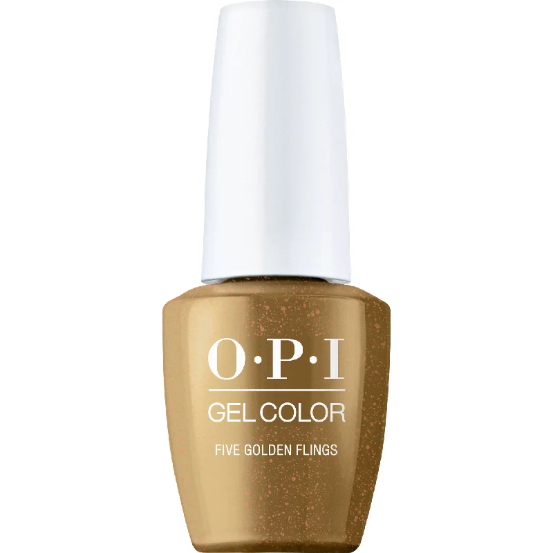 nail polish old stump-OPI Gel Color HP Q02 FIVE GOLDEN FLINGS