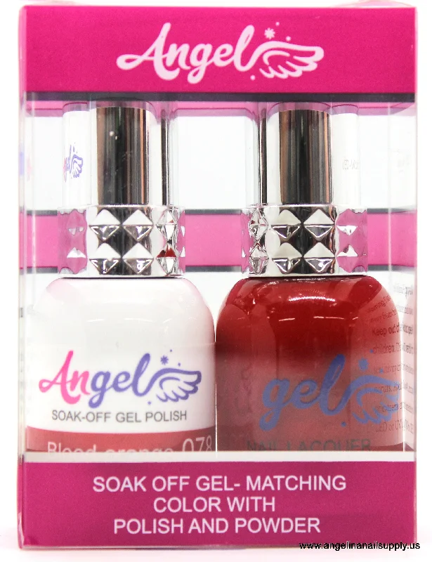 nail polish small shed-Angel Gel Duo G078 BLOOD ORANGE