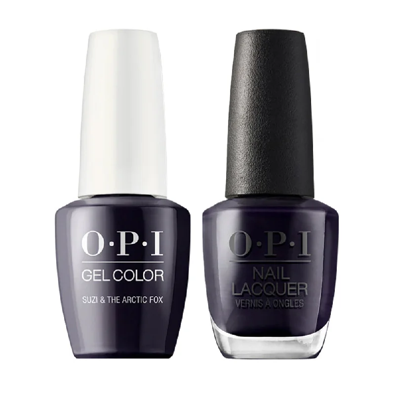 nail polish split log-OPI Gel Nail Polish Duo - I56 Suzi & the Arctic Fox