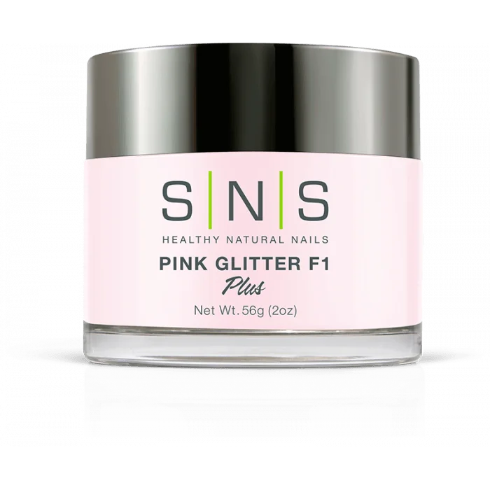 nail polish tiny vial-SNS Dip Powder Pink Glitter F1